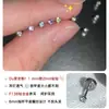 Mini Pendientes de Botón de Circonita Color Dopamina Versátiles para Mujer, Pendientes Minimalistas de Acero de Titanio de Alta Gama para el Día a Día, Exquisitos Nuevos Accesorios para Orejas