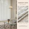 Shaoxing Keqiao Nueva Entrada Lujo Jacquard Imitación Lino Luz Jardín Transparente Impermeable Sala de Estar Balcón Cortina de Pantalla Producto Terminado
