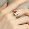 Anel de Bola com Corda Elástica de Cera de Abelha Quadrado Redondo de Prata S925 para Mulheres 2024 Novo Estilo Quente Anel Elegante de Nicho Retrô