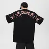 Nueva Camiseta Bordada Estilo Chino para Hombre, Verano Estilo Nacional Retro Pareja Manga Corta Marca de Moda Fresca Casual Versátil Top