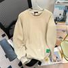 Moletom Flutuante Estampado em Toda a Peça com Textura Novo Outono e Inverno 2024 para Adolescentes Moda Americana Solto Tamanho Grande Manga Longa Masculina