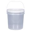 Barril de Plástico Espessado com Tampa de Rosca Barril para Pó Branco Molho Xarope Ghee 5L Armazenamento de Alimentos Barril de Plástico com Tampa de Rosca