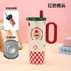 Copo Térmico Crepúsculo em Aço Inoxidável 316 para Mulheres, Alto Valor Estético, com Alça e Canudo, Copo Portátil para Cooler de Carro