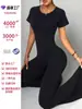 Pantalones de fitness de una pieza de tiro alto con hebilla metálica sin costuras transfronteriza, cuello halter, microcampana, levantamiento de glúteos tipo melocotón, pantalones de yoga deportivos