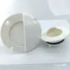 Bocal de Drenagem de Navio Marítimo Iate Bocal de Drenagem Lateral do Casco Bocal de Drenagem de Iate a Bordo Tampa de Compartimento para Peixes Vivos
