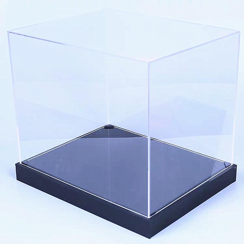高透明亚克力一体式模型手办玩具收纳盒塑料防尘罩 展示盒