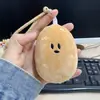 Llavero de conejo de peluche adorable para puestos callejeros, pequeños accesorios para muñecas para mochilas de mujer, personalizable.