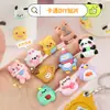 Capibara Oso Lindo Pegamento Suave PVC Accesorios Joyería DIY Dibujos Animados Taza de Agua Funda de Teléfono Celular Parche Accesorios para el Cabello Material para Pasador