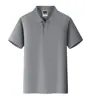 Polo Liso de Cor Sólida para Trabalho, Feito Sob Medida com Impressão de Logo, Camisas Culturais, Roupas de Trabalho Personalizadas, Bordado de Manga Curta
