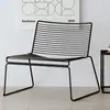 Cadeira de Jantar para Casa Nórdica, Cadeira de Designer Estilo Vintage, Cadeira de Lazer Tendência Famosa na Internet para Cafés e Varandas Externas