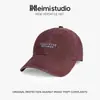 2026 Nueva Gorra de Béisbol Bordada con Letras Estilo Coreano para Mujer Gorra Lavada de Pico Redondo Hace que la Cara se Vea Más Pequeña Gorra en Stock Venta al por Mayor