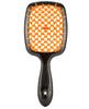 Pente de Cabelo Elegante com Função de Massagem, Pente de Malha Gradiente Secagem Rápida, Pente Massageador Anti-Nós, Pente Vazado para Alisamento de Cabelo