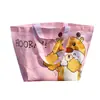 Bolsa Tecida de Desenho Animado Super Fofa Bolsa de Presente Sacola de Compras Ecológica para Supermercado Bolsa Tote de Ombro Bolsa Casual Chamativa para Compras
