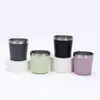 Vaso de leche de acero inoxidable 304 sencillo y transfronterizo, doble vacío, ideal como regalo o para usar al aire libre. Mini termo portátil para coche.