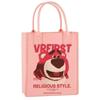 Bolsa de Fieltro Personalizada, Bolsa Tote con Impresión por Transferencia de Calor, Bolso Tote de Moda, Bolsa de Almacenamiento de Dibujos Animados de Gran Capacidad, Souvenir