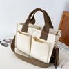 Bolsa Momia Ins Corea del Sur Multifuncional Gran Capacidad Madre e Hijo Salida Bandolera Moda Almacenamiento Multicompartimento Bolso de Mano