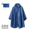 Poncho de Lluvia Unisex de Moda para Ciclismo y Senderismo al Aire Libre, Impermeable Universal Ligero con Cremallera Impermeable