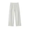 Pantalones de Traje de Moda para Hombre Pierna Recta Primavera/Otoño 2026 Pantalones Casuales de Traje de Moda Holgados Adelgazantes con Caída para el Trabajo