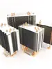Hoja de refrigeración de semiconductores disipador de calor de torre doble tubo de calor módulo de tubería de alta disipación de calor disipador de calor refrigerado por aire