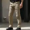 2026 Comércio Exterior Verão Masculino Novo Versátil Solto Calças Esportivas Outdoor Cor Sólida Estilo Militar Calças de Trabalho Atacado