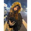 Otoño e Invierno 2025 Estilo Preppy de Nicho Ropa de Trabajo Gruesa Forrada de Polar Chaqueta de Algodón Cálida Holgada para Hombre y Mujer Ins