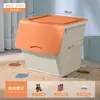 Caja de Almacenamiento Frontal Abierta Artículos Varios Caja de Almacenamiento Lateral Abierta Gabinete Doméstico Flip Frontal Abierto con Tapa Gabinete de Almacenamiento de Ropa