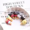 Diy Simulación Helado Pequeño Accesorios de Joyería Hechos a Mano Helado de Panda Gota de Pegamento Carcasa de Teléfono Móvil Belleza Accesorios para el Cabello de Niños Material
