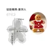 Molde de Silicone para Vela de Urso Homem de Gengibre de Natal DIY Vela Perfumada Decoração de Natal Ornamento Molde de Resina