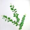 Impresión 3D Eucalipto Lujo Accesible Estilo Hoja de Dinero Flor para el Hogar Adornos de Interior Decoración de Mesa para Sala de Estar Flor Artificial Venta al por Mayor