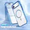 Funda Protectora Anti-Caídas Airbag para iPhone 17 16 Anti-Amarilleo Transparente 15Pro 14 Funda Magnética para Teléfono