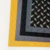 Directo de fábrica lámina piso de PVC patrón placa de acero retro tienda 4s motocicleta gimnasio resistente al desgaste piso de plástico piedra