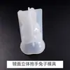 Molde de Silicone para Artesanato com Resina: Coelho de Desenho Animado 3D de Mãos Dadas, Coelho da Sorte, Molde de Silicone com Superfície de Espelho, Estilo Europeu