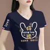 Top de verano para mujer con estampado, corte ajustado, estilo europeo, excedente de comercio exterior transfronterizo