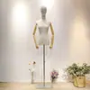 Accesorios de modelo para tienda de ropa maniquí femenino de medio cuerpo para vestido de novia soporte para exhibición de ventana para mujer soporte para fotos estilo coreano