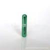 Em estoque frasco de perfume de 5ml com enchimento inferior reciclável portátil recarregável frasco spray de perfume frasco de alumínio eletroquímico para perfume