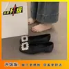 Zapatos Planos sin Cordones Estilo Nuevo 2025 con Falda, Estilo Francés, Elegantes y Versátiles, Zapatos de Boca Baja con Pedrería