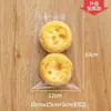 Bolsa de Embalaje para Pan Bolsa para Hornear Transparente Scone Comida Bolsa con Cierre Hermético Pequeña Galleta Pastel Tostada Sellado Bolsa Autoadhesiva