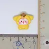 Accesorios de resina de cerdito de dibujos animados joyería DIY funda de teléfono de goma crema accesorios para el cabello cuerda para la cabeza pequeños accesorios al por mayor