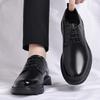 Zapatos de Piel para Hombre 2025 Otoño Casual Formal de Negocios Zapatos de Hombre Estilo Coreano Estilo Británico Zapatos de Piel para Novio Boda Dropshipping