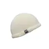 Gorro de Punto, Mismo Gorro de Lana de Otoño e Invierno, Gorro de Marca de Moda tipo Landlord, Versátil Gorro Casual Tipo Piel de Melón, Gorro de Invierno Frío con Visera Corta