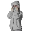 Moletom com Capuz e Zíper de Design Primavera/Outono Transfronteiriço, Estilo Streetwear Solto para Homens e Mulheres, Estilo Casal, Caimento Solto
