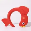 Diadema de Personaje de Dibujo Animado Japonés y Coreano, Alien de Tres Ojos, Tiburón, Cabeza de Dinosaurio, Pinza para el Cabello para Lavarse la Cara, Estilo de Diadema Original y Lindo