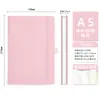 Caderno de Exportação Transfronteiriça A5 com Elástico, Caderno A6 com Elástico Personalizado, Caderno de Negócios Simples em PU - Em Estoque para Atacado