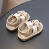 Zapatos de Caminar para Bebé Jingqi Verano 2026 Nuevas Sandalias de Suela Suave para Bebé Niña Dibujos Animados Transpirables Antideslizantes Zapatos Chirriantes