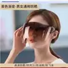 Gafas Espaciales Negras Completas para Mujer Gafas Transparentes de Cara Completa Mascarilla de Manzana Antivaho Colorida Antisalpicaduras para Hombre