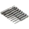 Broca Hexagonal Estendida Pneumática Broca para Furadeira Elétrica H1.5-H8 com Magnético Broca Elétrica Hexagonal Broca de Vento