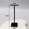 Suporte de Exibição para Brincos Acrílico Transparente em Formato T Studs para Orelha Stands para Joias Props para Fotos Suporte para Brincos Rack de Exibição para Brincos