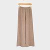 Pantalones clásicos de todo fósforo con cintura elástica y cuatro agujas planas, pantalones de pierna ancha para otoño e invierno, nuevos pantalones rectos de punto de cachemira pura que adelgazan a las mujeres