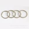 Fabricante de Dongguan Chaveiro Porta-Chaves Atacado Metal Aço Inoxidável Anel Acessórios Chaveiro Chave de Carro Estilo Moderno Simples