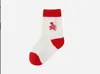 Calcetines Rojos de la Suerte para Recién Nacidos, Mes Completo, Bebés de un Año y Niños, Adecuados para Primavera y Otoño, Longitud Media hasta la Pantorrilla, Siempre en Stock